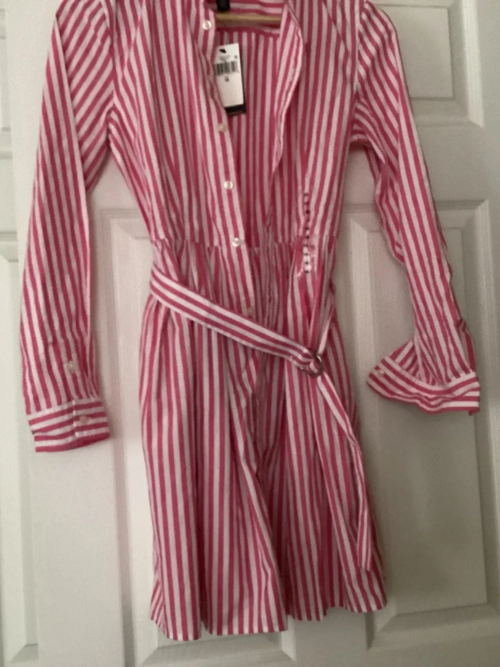 Ralph Lauren pink striped shirt dress. Size kid xl or woman xs - Picture 3 of 4